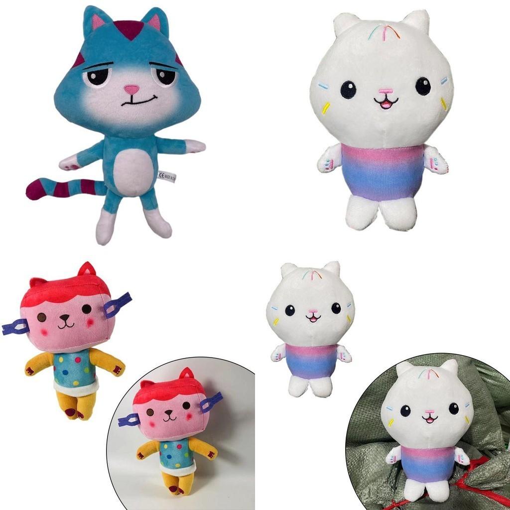 Charming Gabby Dollhouse Plush Toy Mercat Cartoon Stuffed Animal Mermaid Cat Plushie Doll