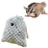 Mini Portable Carrier Bag Comfortable Breathable Drawstring Design Outing Bag For Hamster Chinchilla