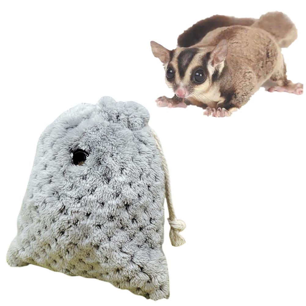 Mini Portable Carrier Bag Comfortable Breathable Drawstring Design Outing Bag For Hamster Chinchilla