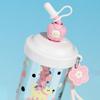 580ML Drinking Cup With Straw Stirring Cup Kawaii Whey Protein Shaker Bottle  Fruit Juice