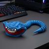 Unique Room Decoration 3D Printed Sea Monsters Ornament, Flexible Articulated Action Figure, Fantasy Deep Decor Creature Statue for Desk And