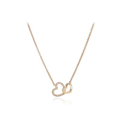Two Heart Necklace Elbrnn119