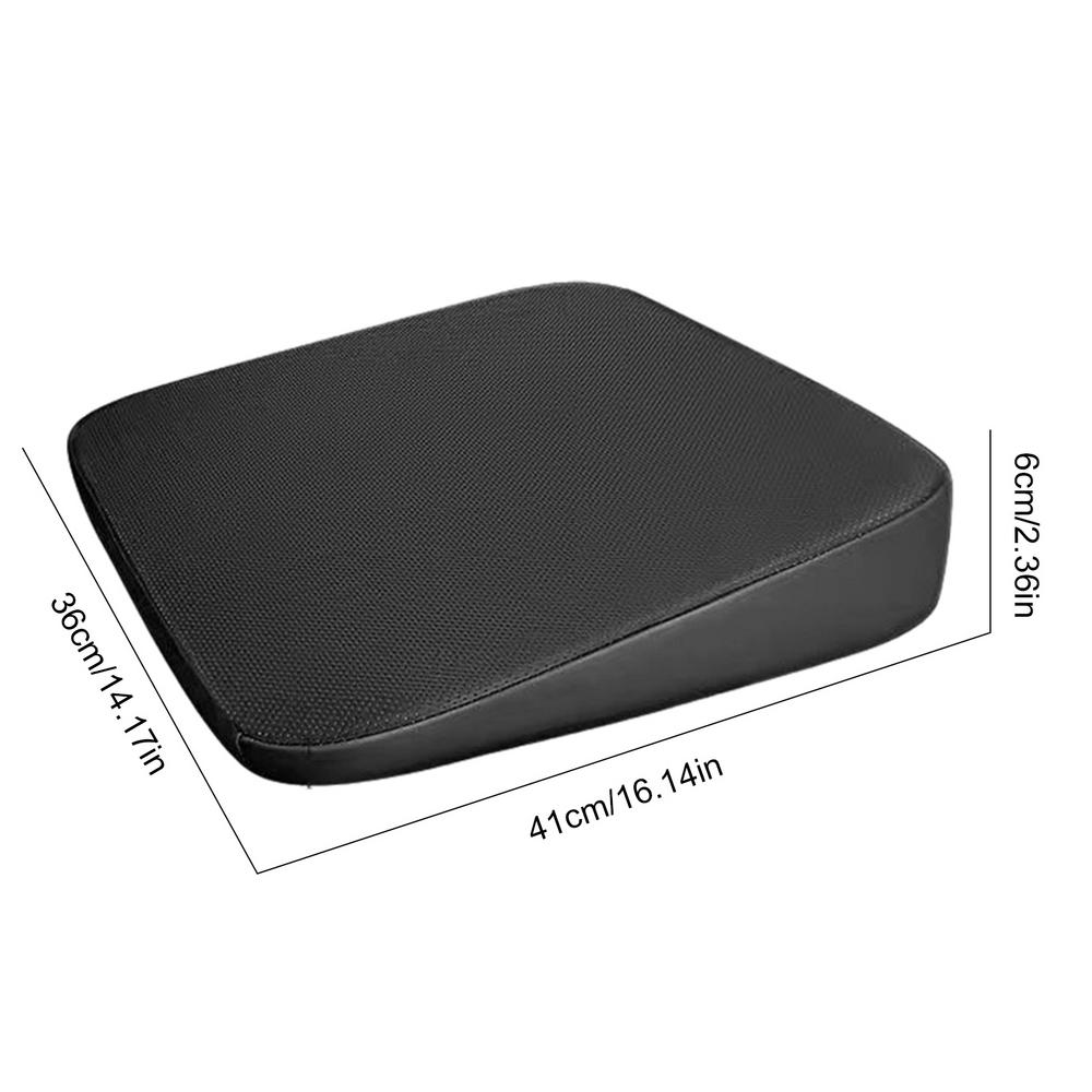 Wedge Seat Cushion 6/8CM Ergonomic Heightening Sloping Seat Booster Cushion Improve Driving Vision For Car Office Seat