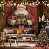 Schneemann Weihnachten Wandteppich Hintergrundtuch Hängendes Tuch Schlafzimmer Nachttisch Dekorative Wandtuch Miete Studentenwohnheim Wandteppich