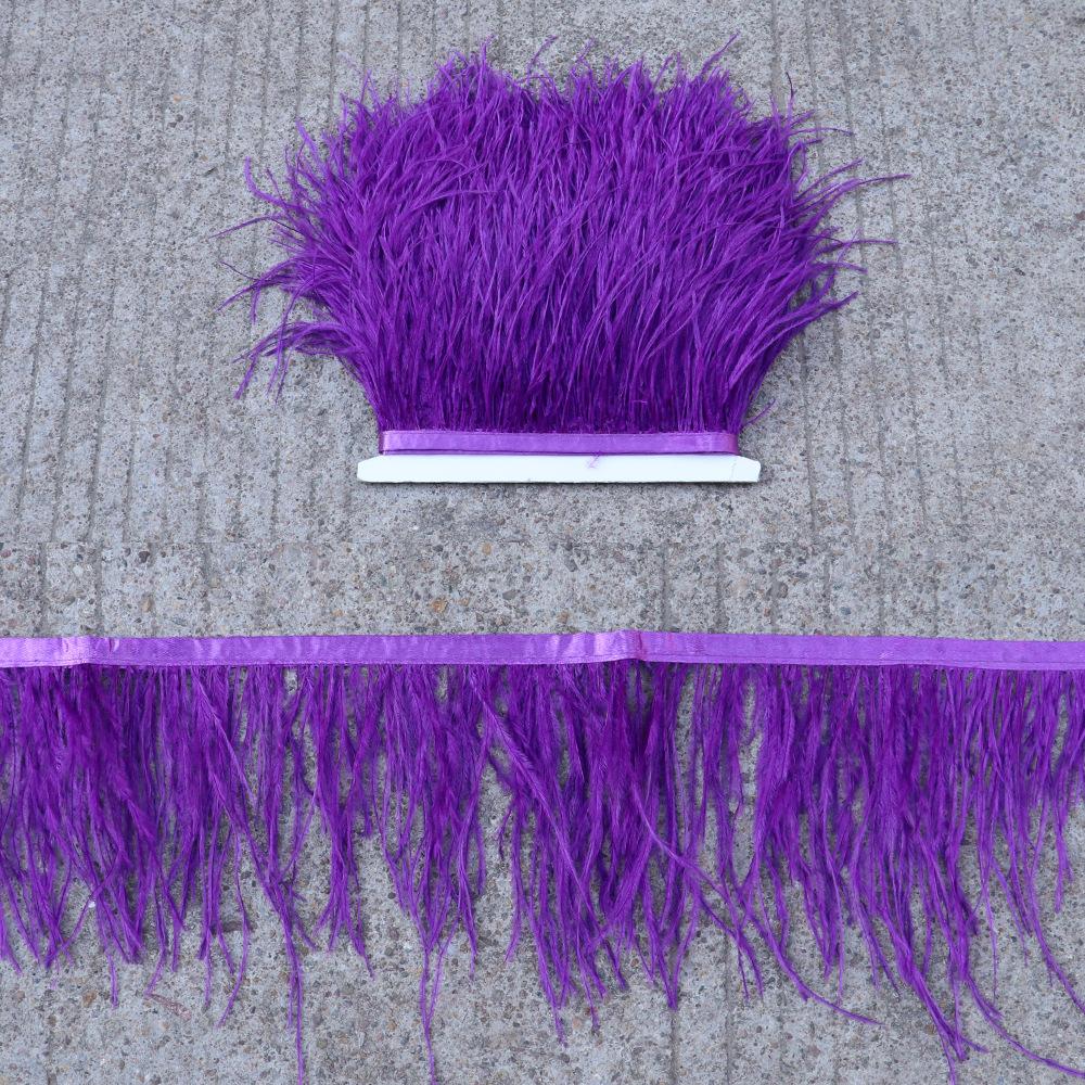 Thickened Encryption Ostrich Hair Cloth Edge 10-15Cm Feather Clothing Skirt Accessories