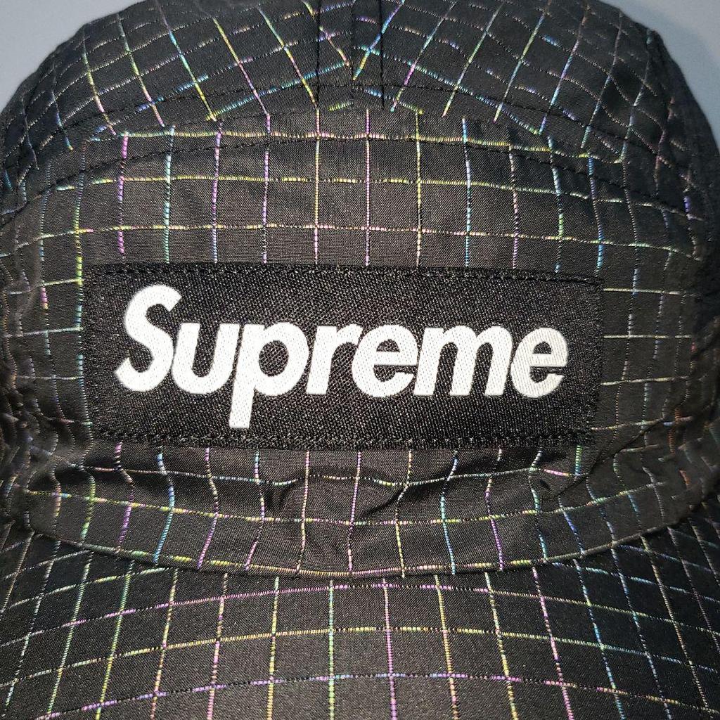 [USED] Supreme Reflective Ripstop Camp Cap Summer Cool