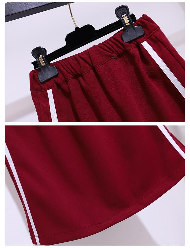 Autumn Stylish Girls' Sweatshirt & Skirt Two-Piece Set for Middle & Big Kids