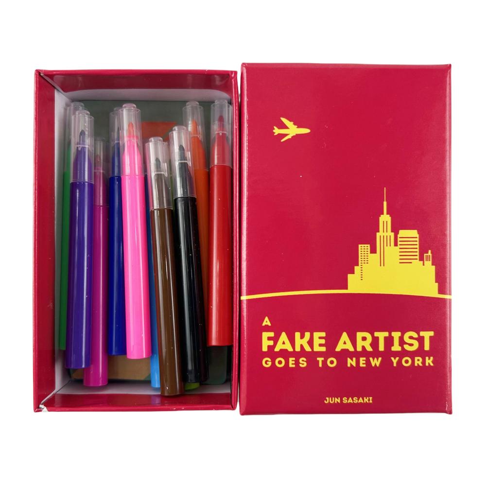 Board Game A Fake Artist Goes To New York Cards Deck for Party Playing