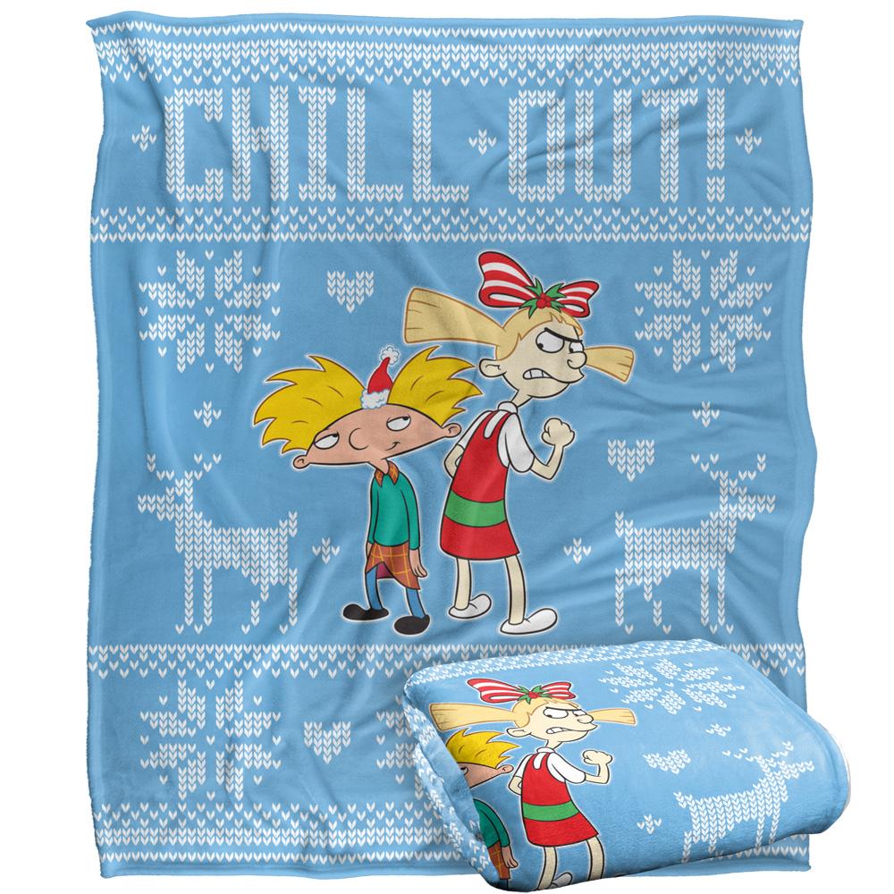 Ren & Stimpy Chill Out Silky Supersoft Blanket