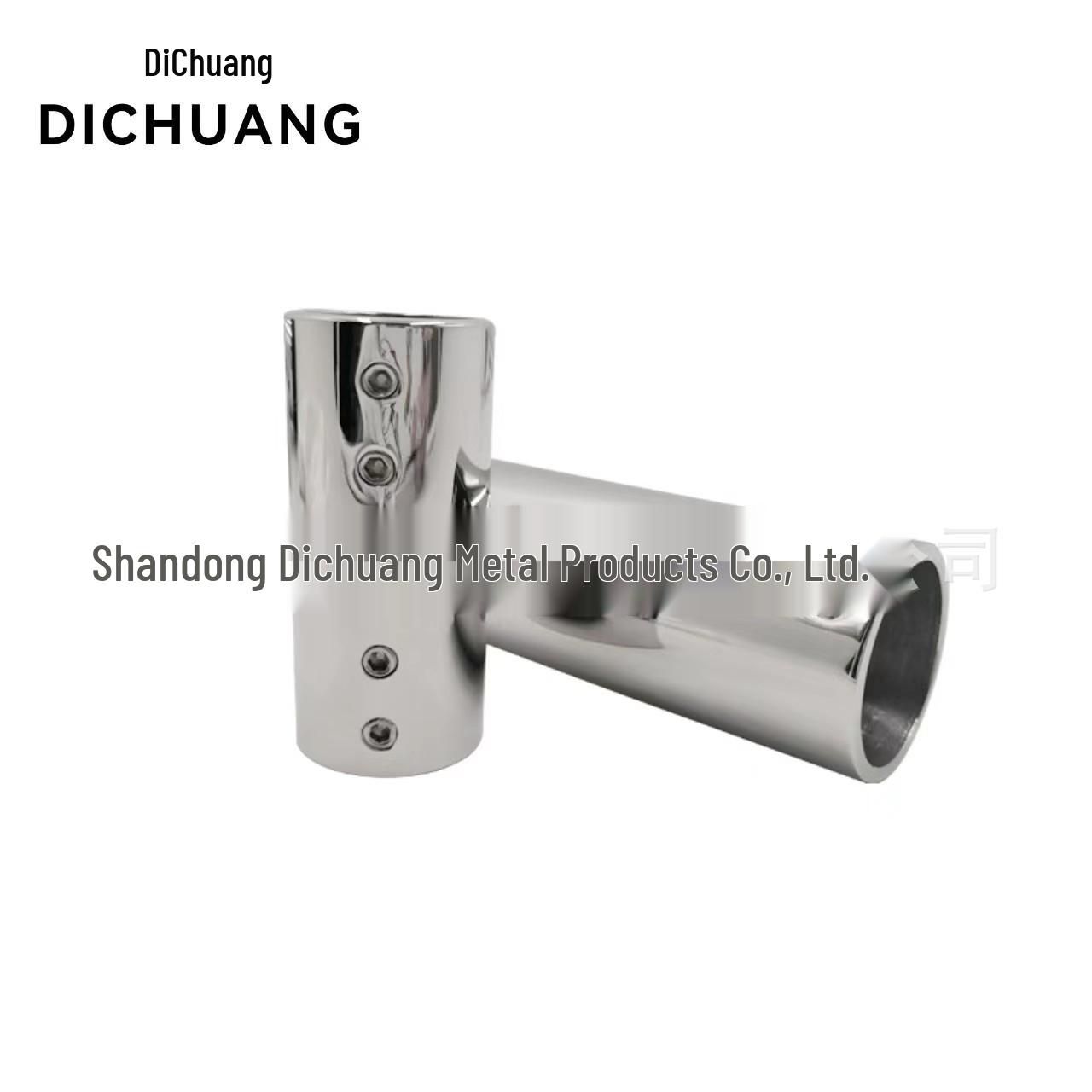 316 Stainless Steel 90° Marine Pipe Connector, 25mm/32mm, Two-Way Round Fitting for Yachts 22mm
