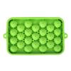 25-Grid Silicone Round Ice Ball Tray with Lid - Easy Release Fruit Ice Cube Mold