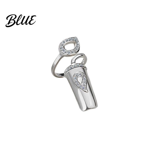 Manicure Compatible Jewelry Universal Fit Nail Ring Lightweight Adjustable Opening