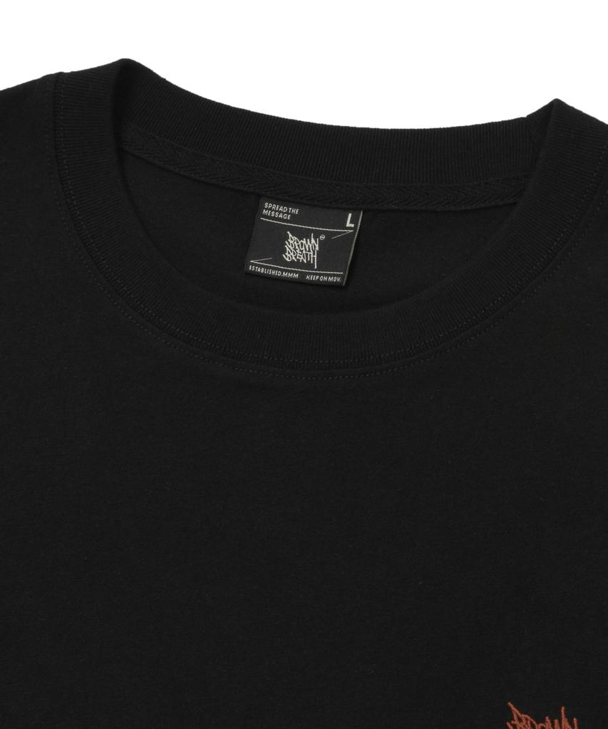 BROWNBREATH Tag Palm Circuit Tee - Black