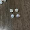 Iridescent Shimmer Pearl High Waist Mermaid Bow Beads for DIY Jewelry