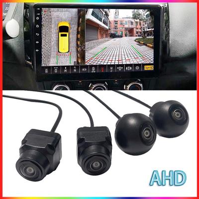 360-Grad-Autokamera, Panorama-Surround-Ansicht, 1080P, AHD, rechts + links + vorne + Rückfahrkamerasystem für Android, Autoradio, Nachtsicht