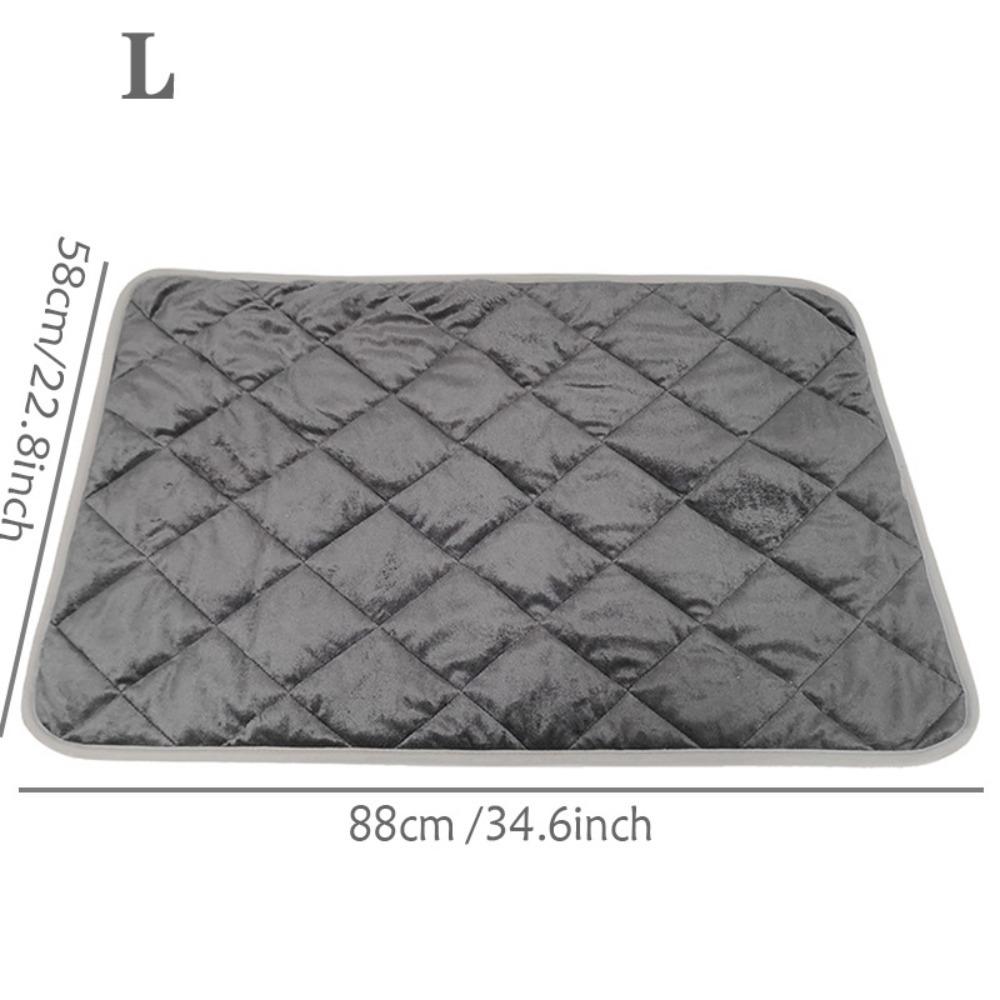 Soft Washable Self-Heating Pet Pads Extra Warm Thickened Pets Warm Cushion Mat Anti-Slip Pet Blanket Pad Small Dogs Cats