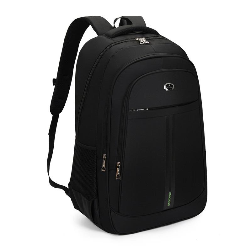 Pánský cestovní batoh Velká kapacita Jednoduchý styl Kapsa na notebook do práce Školní batoh pro studenty