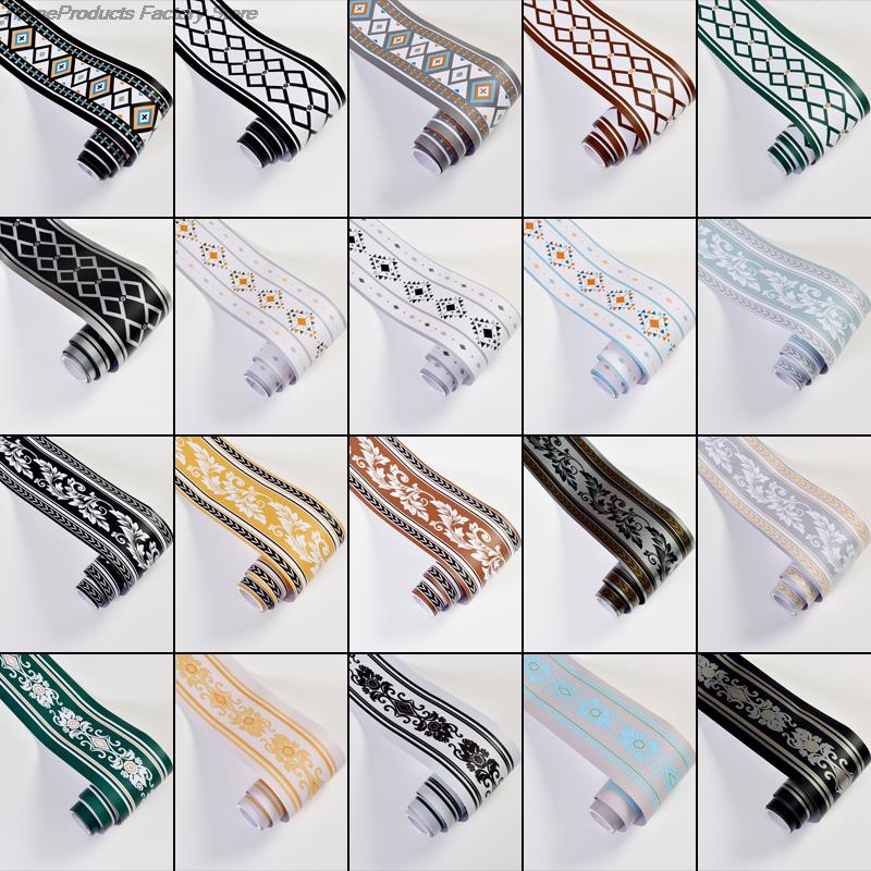 10M PVC Wodoodporna Talia Linia Samoprzylepna Cokół Talia Linia Tapeta Dekoracja Salonu Winylowa Granica Ścienna Naklejki Ścienne