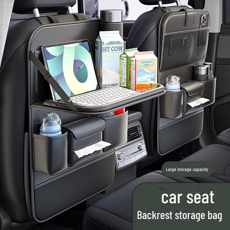 Aufbewahrungstasche für den Autorücksitz mit Ablage