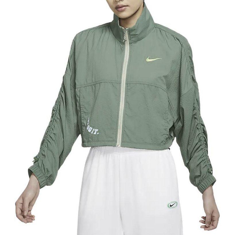 Nike Jackets Women's Grass Green Turtleneck Moderate Other DX6151-311