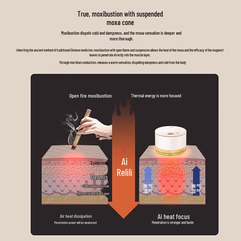 Beiersong Ginger Xiaozhu A2 Standard Moxibustion Box CN Plug (adapter Included)