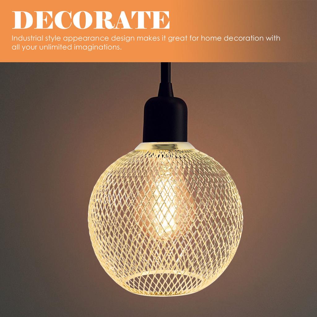 Exquisite Metal Lampshade Hollow Out Iron Cover for Pendant Lamp Ceiling Light Warm Ambient Industrial Lamp Shade