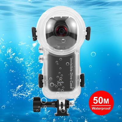 For Insta360 X4 Air PULUZ 50m Waterproof Sealed Diving Case (Transparent)