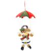 Lovely New Year Snowman Santa Claus Hanging Ornament Parachute Pendant Christmas Decoration