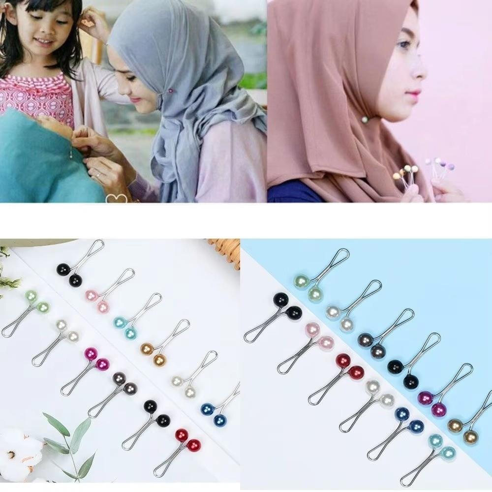 U-Shaped Scarf Pin Fixed Straps Waist Fastening Pins Clothing Fixing Pins Hijab Accessories