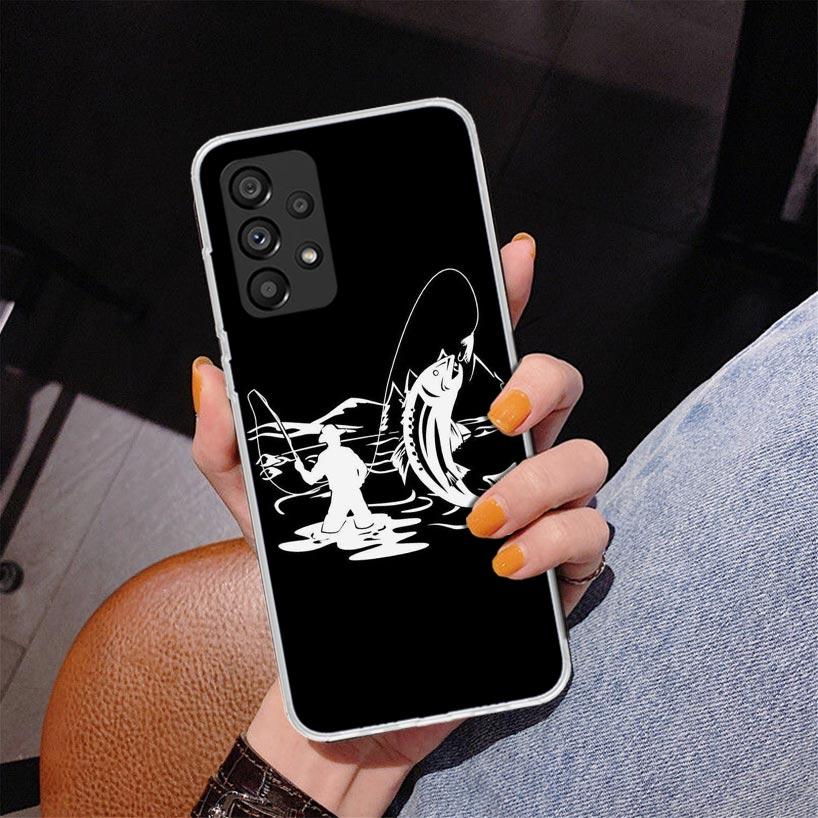 Hunting Fishing Man Phone Case For Samsung Galaxy A17 A16 A15 A14 A13 A57 A56 A55 A54 A53 A37 A36 A35 A34 A33 A26 A25 A24 A23 Ga
