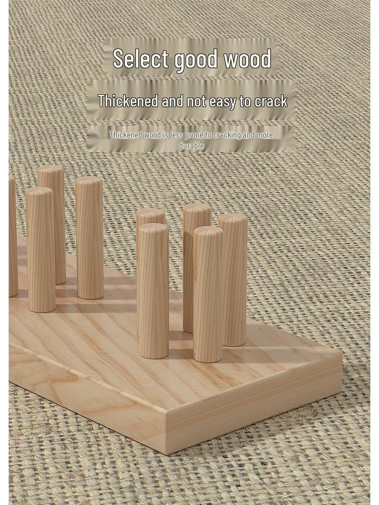 Geometric Shape Column Set - Early Learning Toy for Color, Shape & Size Recognition