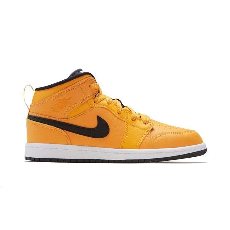 New Jordan 1 Mid PS University Gold 640734-700