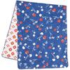 Kurochiku Double-Sided Gauze Tenugui - Aoi Cherry Blossom - Becomes Softer with Each Wash, Triple Gauze, Gentle On Skin, Lightweight