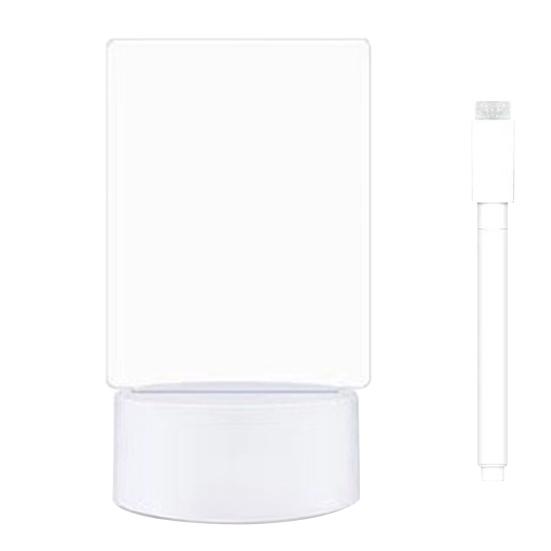 Personalized LED Lamp Acrylic Message Note Board Multipurpose Erasable USB Drawing Board Bedroom Night Light