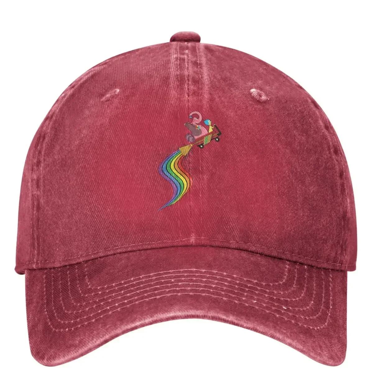 

Inside Out Bing Bong And Joy Rainbow Baseball Cap Unisex Adult Design Trucker Dad Hat Summer y2k Cool Outdoor Sports Baseball Caps One Size