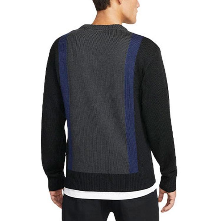 Nike SB Skateboard Colorblock Round Neck Pullover Gray Men's DD0579-010