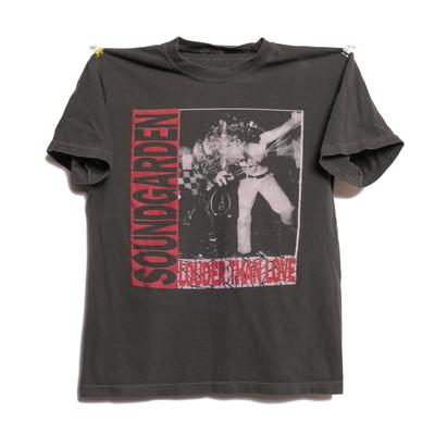 Soundgarden Band Tee Louder Than Love Total F*cking Godhead Alternative American Rock N Roll Grunge Sub Pop Ultra Faded Shirt -Medium