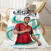 Ronaldo's Portugal Legacy Blanket Ultra-Soft Great for Office Bed Sofa All-Season Use Warmthful Decor Suitable for Gifting Relatives and Friends