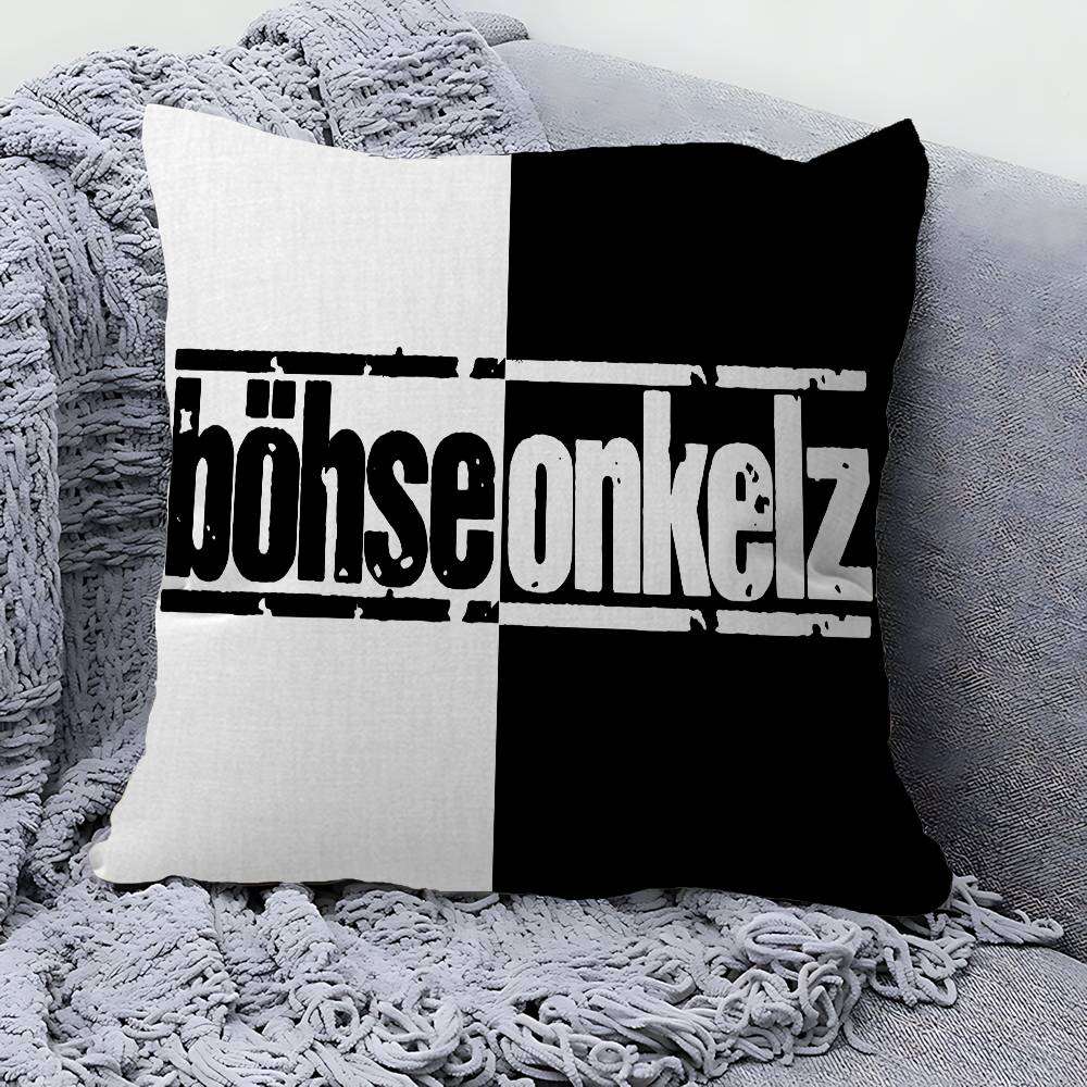 

Germany Bohse Onkelz Cushion Cover Polyester Sofa Cushions Decorative Throw Pillows Home Decoration Pillowcover 30x30 cm