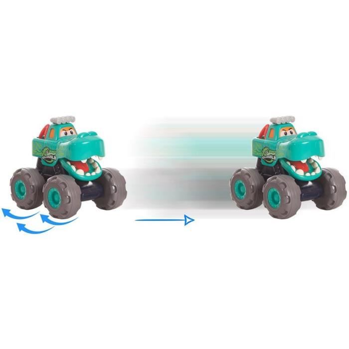 Camión Monster Trucks Coco Con Caja Fricción 17X15X15 Cm