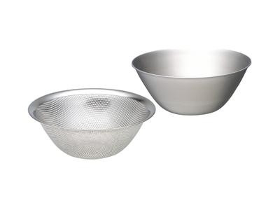 Sori Yanagi Skål og stansing i rustfritt stål designet basert på meninger fra matlagingseksperter og husmødre Tsubame Sanjo Rustfritt stål 19 cm sett
