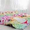 3 Pieces Colour Leopard Print Pattern Duvet Cover Polyester Twin Full King Szie Quilt Cover WIth 2 Pillowcase For Adults Home