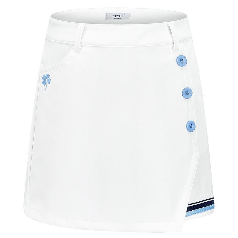 TTYGJ Women's Pleated A-line Golf Skirt - Slimming, Anti-Exposure, Autumn/Winter Outdoor Sports Wear