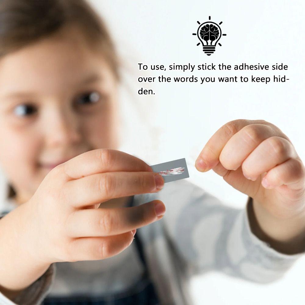 100pcs Funny Scraping Stickers Scratch Cards Creative Scratch Off Cards  Party Event