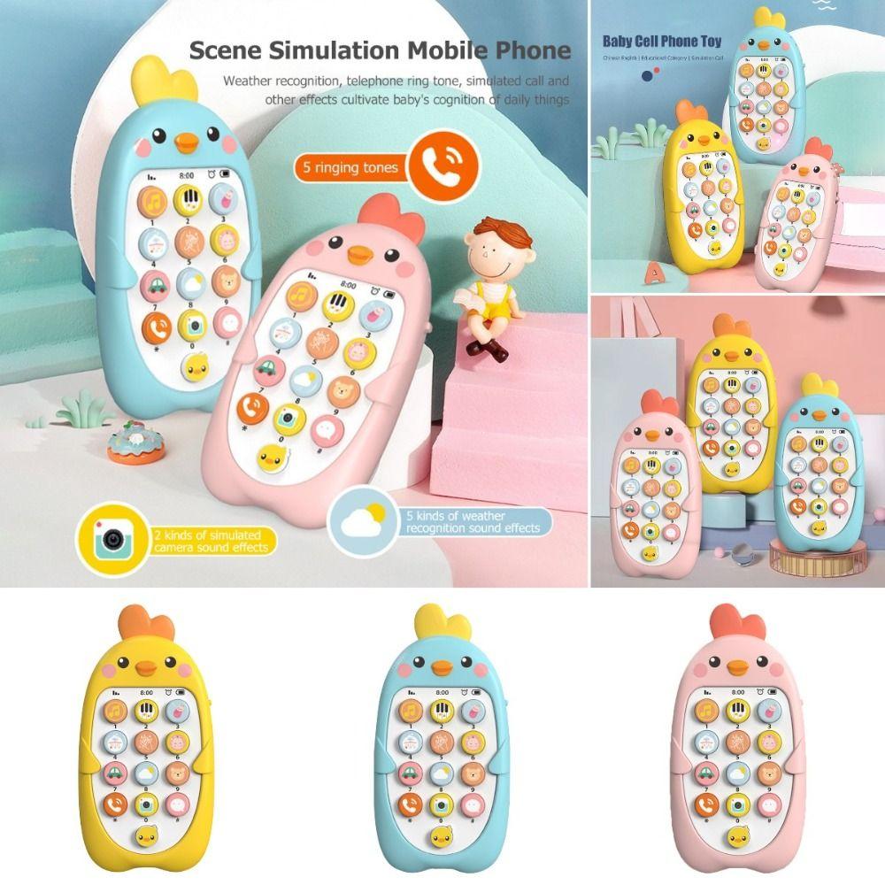 Symulacja Telefon Elektroniczny Telefon Komórkowy Zabawka Elektroniczne Udawane Telefony Zabawki Muzyczne Niemowlę