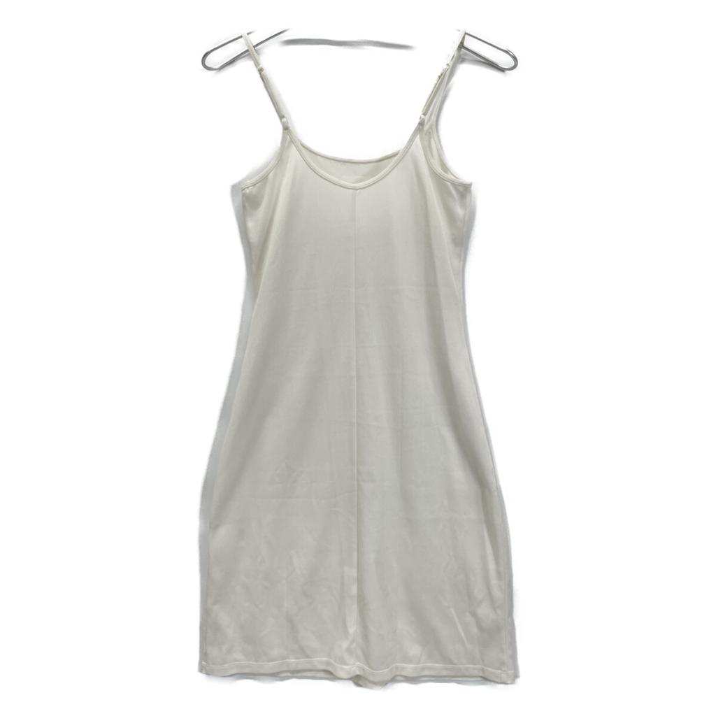 CLANE 25 Stainless Steel 18112-5182 White Random Shirring One Piece Dress 1 whiteUsed