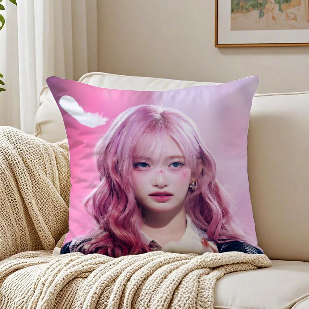 Idol Kpop LLEESEO Cushion Cover Pillowcase Antidustmite living Room Sofa Decor Cushion Room