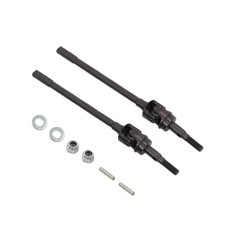 CVD Drive Shaft Dogbone Heavy Duty Universal AR44 Axle Front and Rear for RC 1/10 Axial SCX10-II 90046 90047 JEEP Wrangler