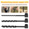 Carbon Steel Manual Auger Manual Survival Drill Center Drill Outdoor Hand Drill For Wood Door Lock Reaming Woodworking Tools