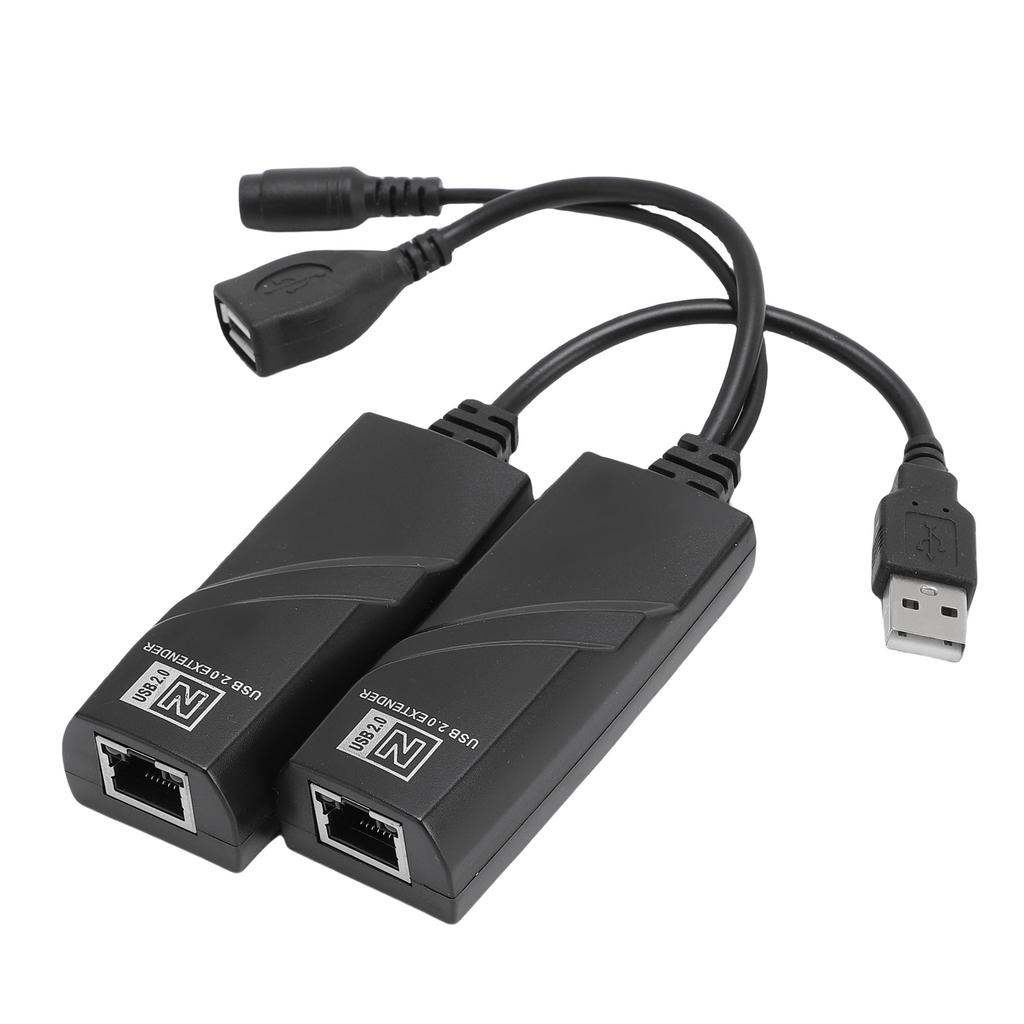 USB Extender 100m Transfer Distance Stable CAT5 CAT5E CAT6 Network Cable Connection USB to Ethernet Adapter EU Plug